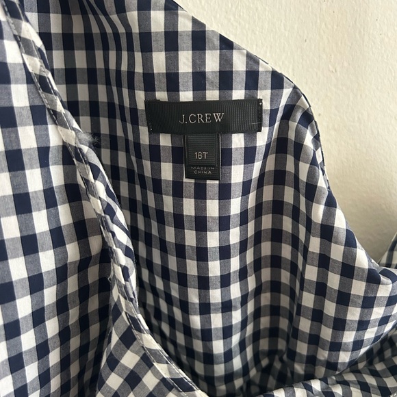 GINGHAM ONE-SHOULDER TOP - Picture 2 of 3